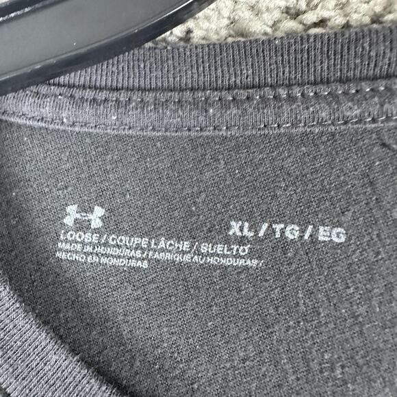 Under Armour Project Rock Iron Paradise Shirt Womens XL Made Not Born Eagle Gym - Picture 4 of 9